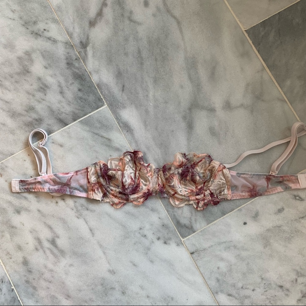 PINK Lace Underwire Bralette